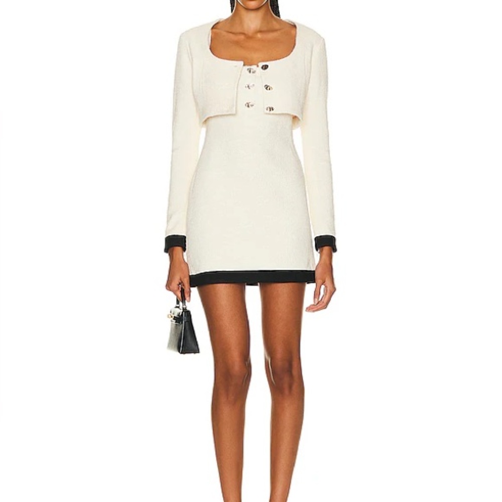 Alexis sorena tweed‎ cropped blazer XS